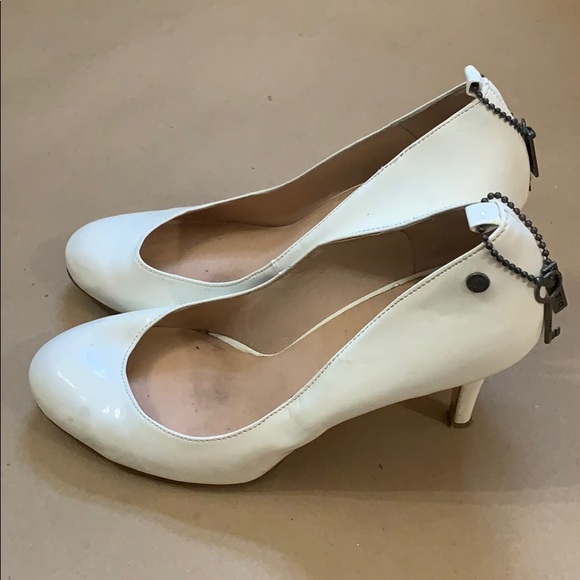 Diesel white high heels, size 7.5 - Picture 2 of 5